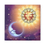 Sun & Moon Faces Magnet