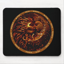 Sun,Moon,Kiss Gifts Mousepad