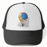 Sun Moon Stars Moon Balloon Aircraft Hats