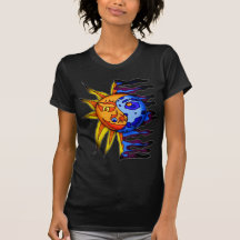 Sun / Moon Yin Yang T Shirt