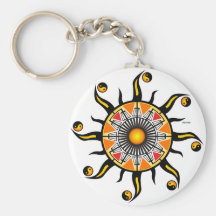 Sun of A Basket Keychain