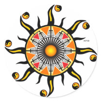 Sun of A Basket Sticker