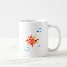 Sun Pattern Mugs