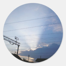 Sun ray sticker