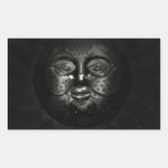 Sun Rectangle Sticker