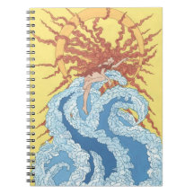 Sun Rider Spiral Notebooks