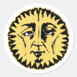 Sun sage adhésif rond