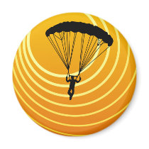 sun scene skydiving magnets