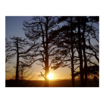 Sun set in Aberdeen Scotland Post Cards