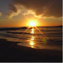 sun set photo cut out