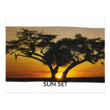 SUN SET POSTCARD