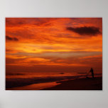 Sun Set Surf Posters