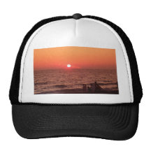 Sun Sets Over the Gulf Trucker Hats