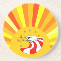 SUN-SHINE EAGLE DRINK COASTER