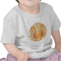 Sun Shine Golden Flames T Shirt