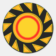 SUN STICKER