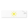 sun sunshine bumper sticker