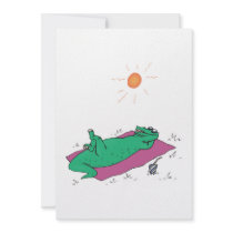 sun tanning crocodile announcement