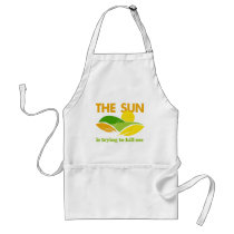 Sun Trying To Kill Me Aprons