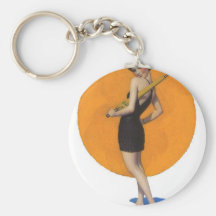 Sun Umbrella for a Sunny Day Key Chain