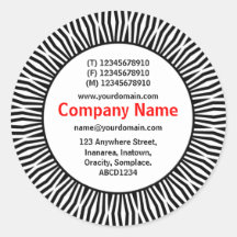 SunBurst 01 Business Sticker