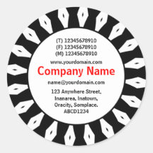 SunBurst 04 Business Stickers