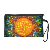 Sunburst Daisy Wristlet