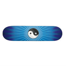 Sunburst Metal Yin Yang Skateboard