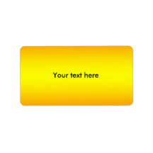 sunburst personalized address label