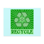 SUNBURST RECYCLE Art Tshirts, Mugs, Totes postcards