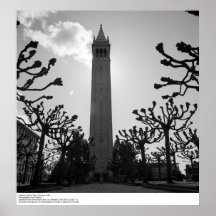 Sunburst, Sather Tower, February 1966 Posters