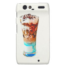 Sundae ice-cream mobile phone case motorola droid RAZR cases