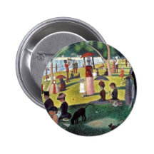 Sunday Afternoon La Grande Jatte - Georges Seuratt Pin