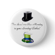 Sunday Clothes Hats Pinback Buttons