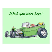 Sunday Driver Post Card postcards