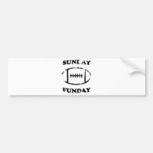 Sunday Funday Bumper Sticker