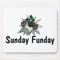 Sunday Funday Motorcycle Mousepad