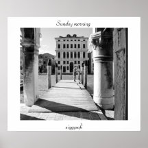 Sunday morning in Italy Print