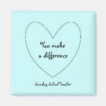 Sunday School Teacher Magnet