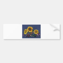 Sunflower Adventure Bumper Sticker