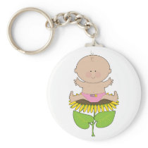 Sunflower Baby Girl Key Chains