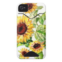 Sunflower Bouquet iPhone 4/4s Case-Mate Case Iphone 4 Id Covers