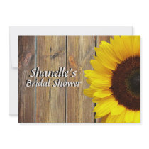 Sunflower bridal Shower Invites