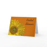 Sunflower Bridal Shower Invitation cards