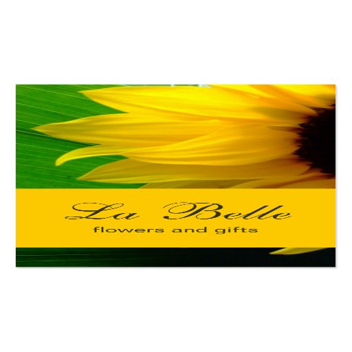 Sunflower Business Card