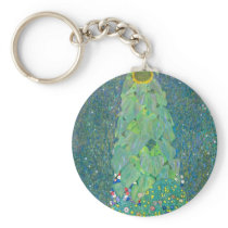 Sunflower by Gustav Klimt Key Chain