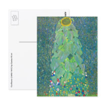 Sunflower by Gustav Klimt Postcard