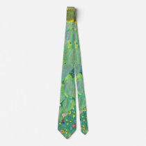 Sunflower by Gustav Klimt Neckties