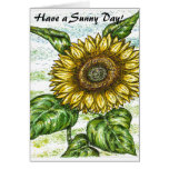 Sunflower card