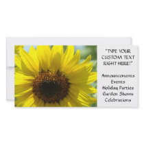 SUNFLOWER CARDS Announcements Events Parties